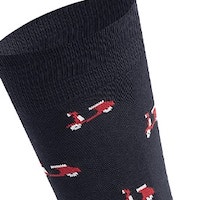 Calcetines Caballero West Mister con Motivo de Vespas - Diseño en Rojo y Azul | Gallery Carrilé foto 4
