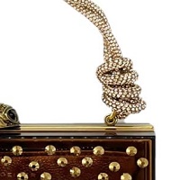 Bolso de mano Kurt Geiger con tachuelas doradas | Elegancia y estilo foto 3