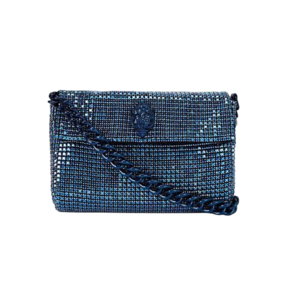 Bolso Kurt Geiger Pedrería Azul 4367182999 Sm Party Flower