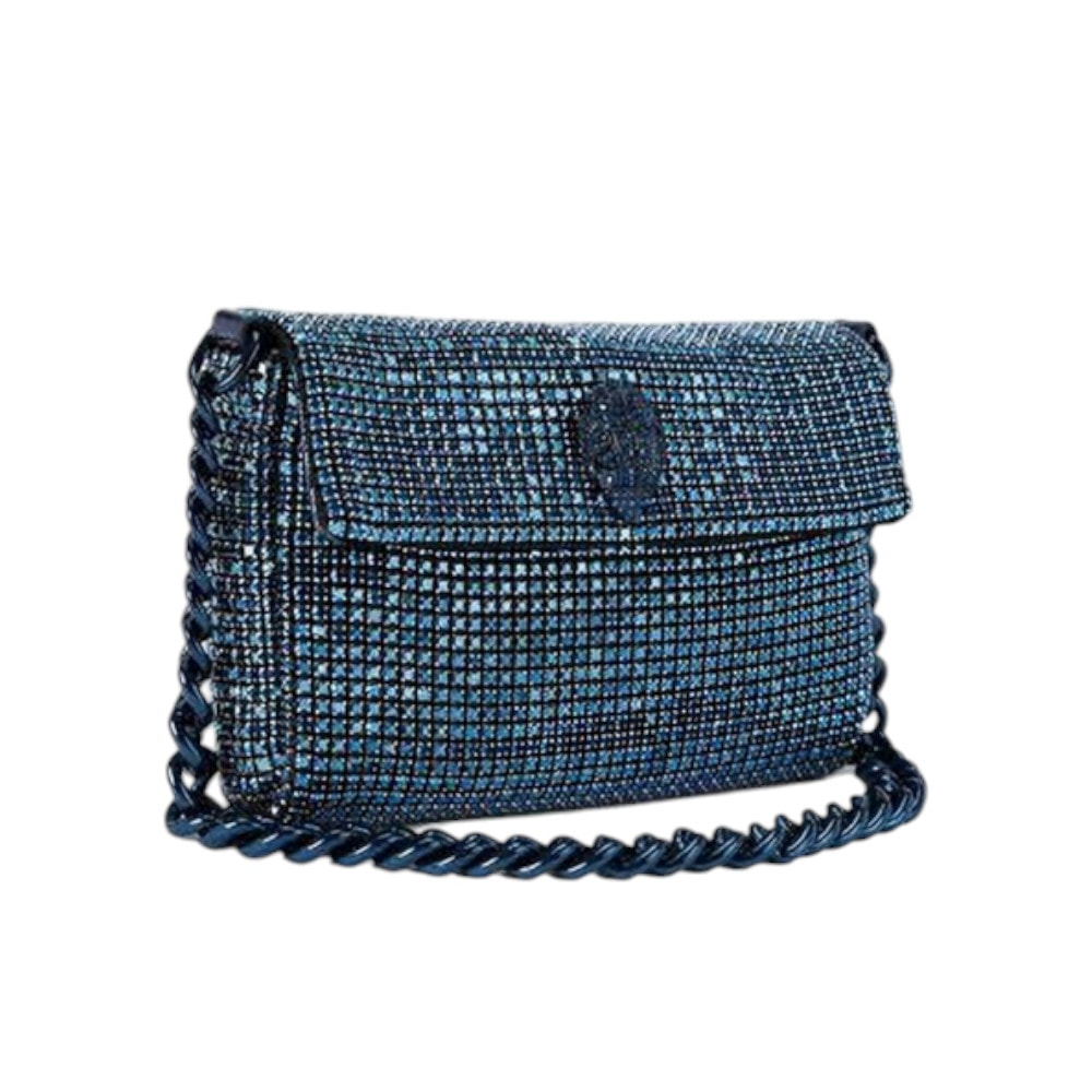 Bolso Kurt Geiger de Pedrería Azul – Estilo y Brillo en un Solo Complemento foto 2