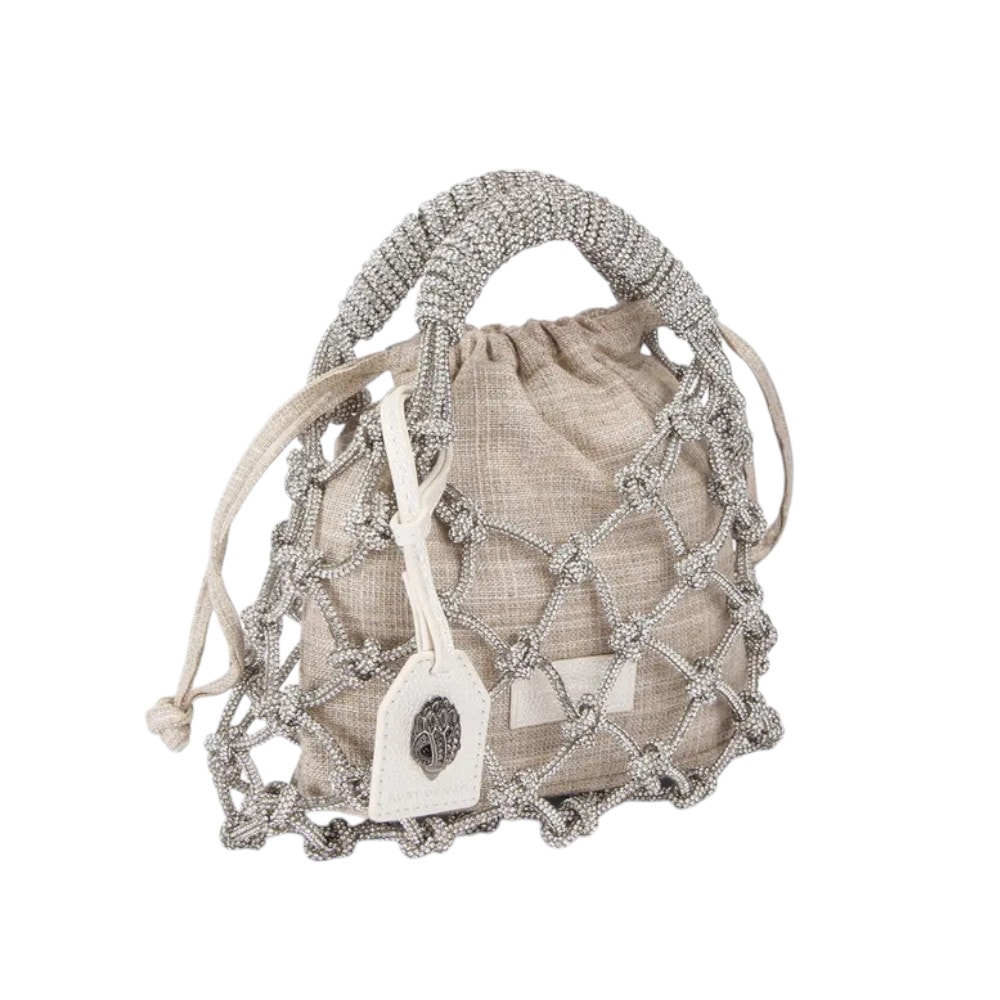 Bolso Kurt Geiger color arena con brillo para mujer | Gallery Carrile foto 2