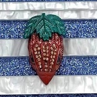 Clutch Kurt Geiger Rayas Azules | Gallery Carrile foto 2