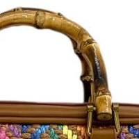 Bolso Kurt Geiger multicolor con asas de bambú | Estilo y elegancia únicos foto 3