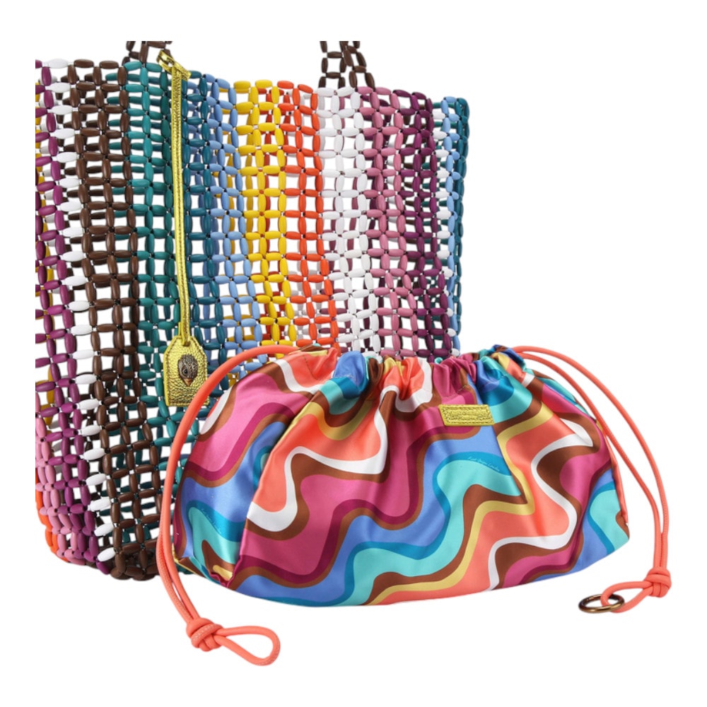 Bolso Kurt Geiger Multicolor de rayas - Estilo único para tu look foto 3