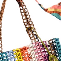 Bolso Kurt Geiger Multicolor de rayas - Estilo único para tu look foto 6