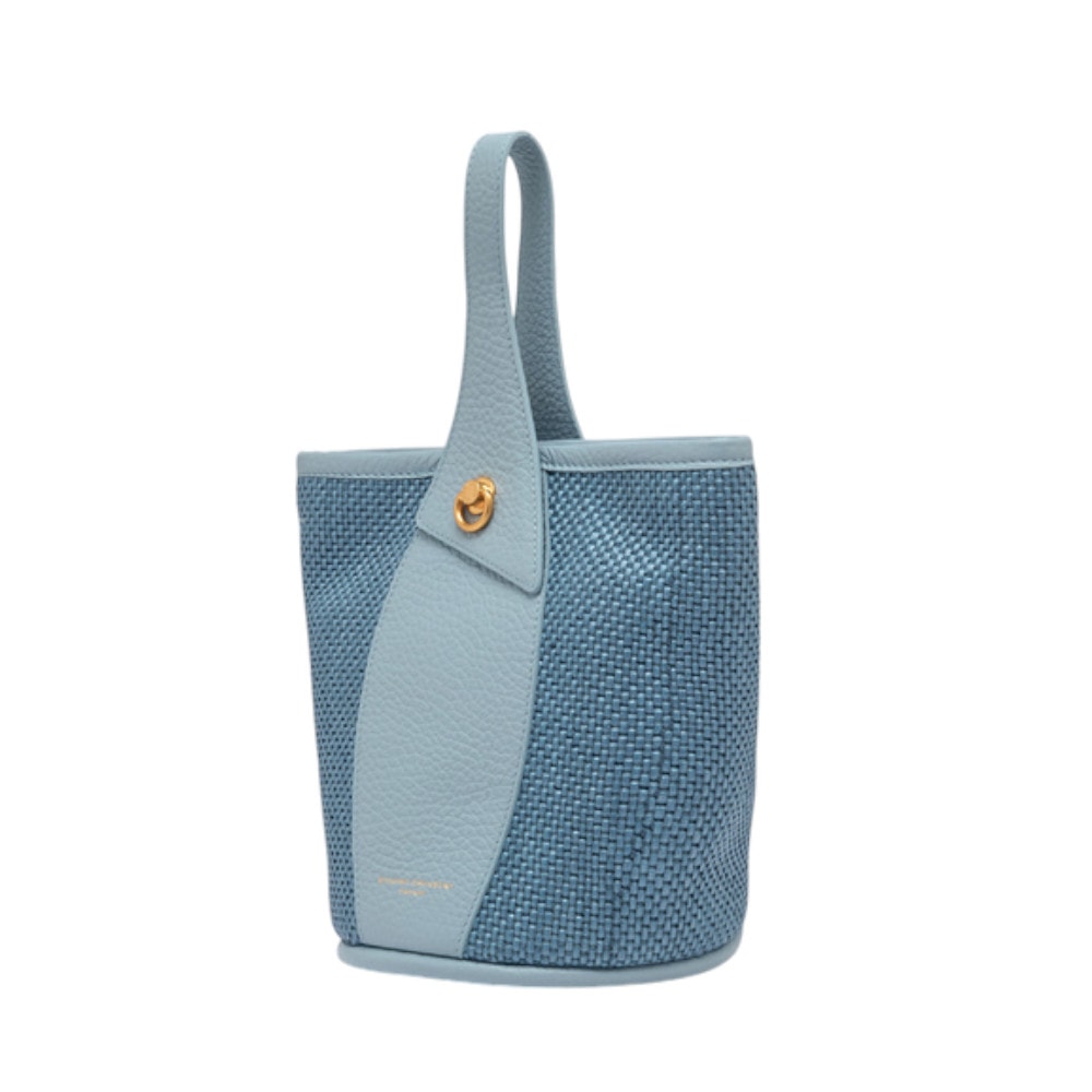 Bolso Gianni Chiarini Azul Azafata - Elegancia y Diseño Artesanal foto 3