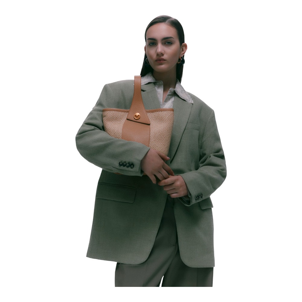 Bolso Paja Gianni Chiarini Cuero - Elegancia Natural y Sofisticación foto 2