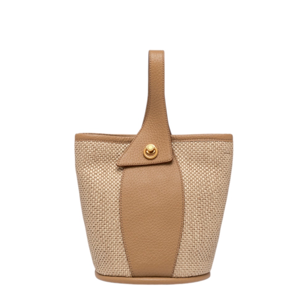 Bolso Paja Gianni Chiarini Cuero - Elegancia Natural y Sofisticación foto 3
