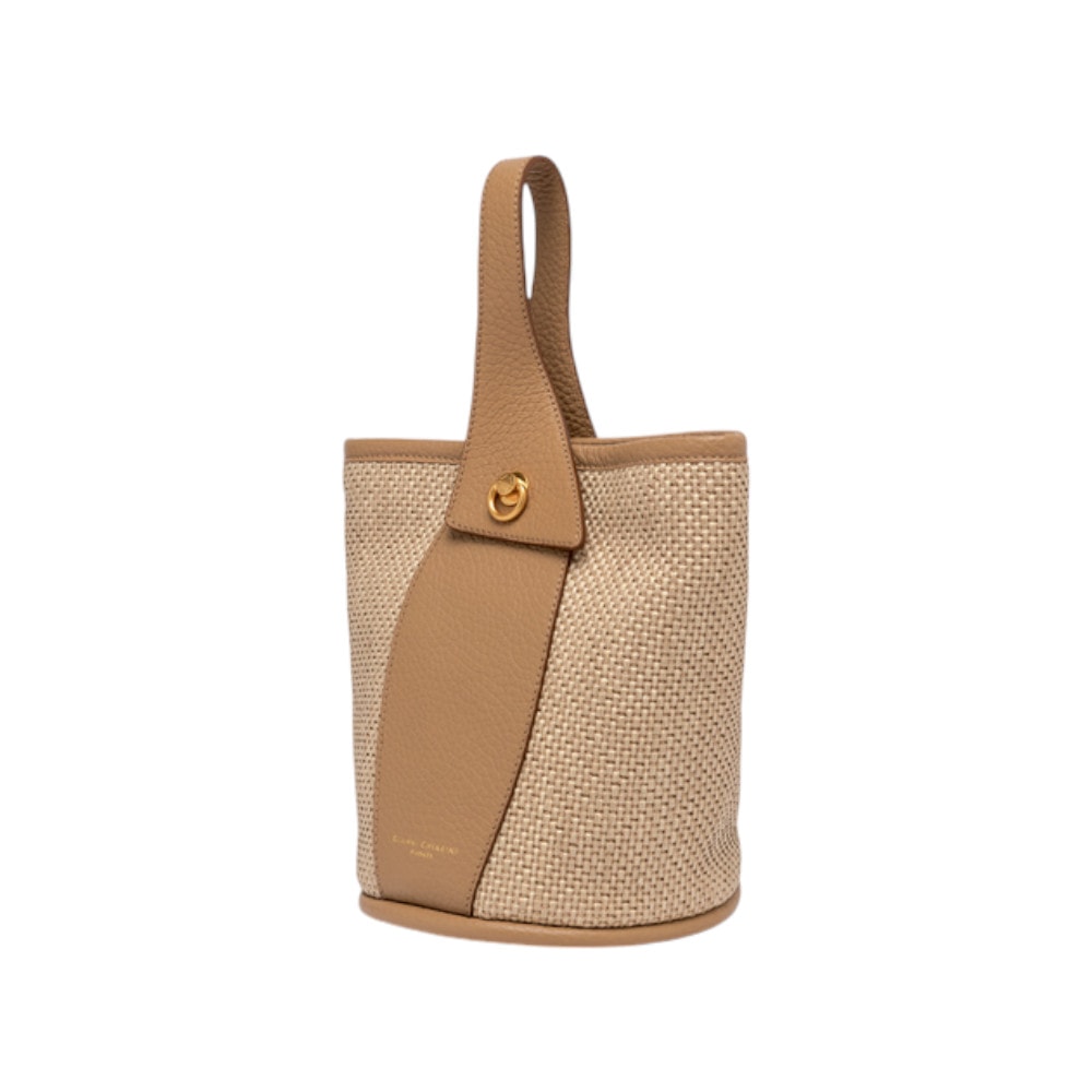 Bolso Paja Gianni Chiarini Cuero - Elegancia Natural y Sofisticación foto 4