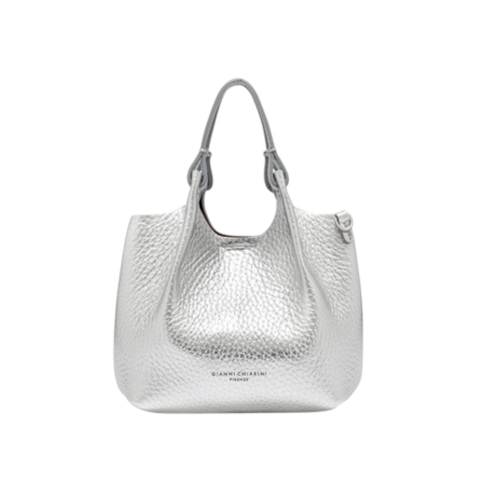 Bolso Gianni Chiarini Plateado - Sofisticación y Estilo Atemporal foto 2
