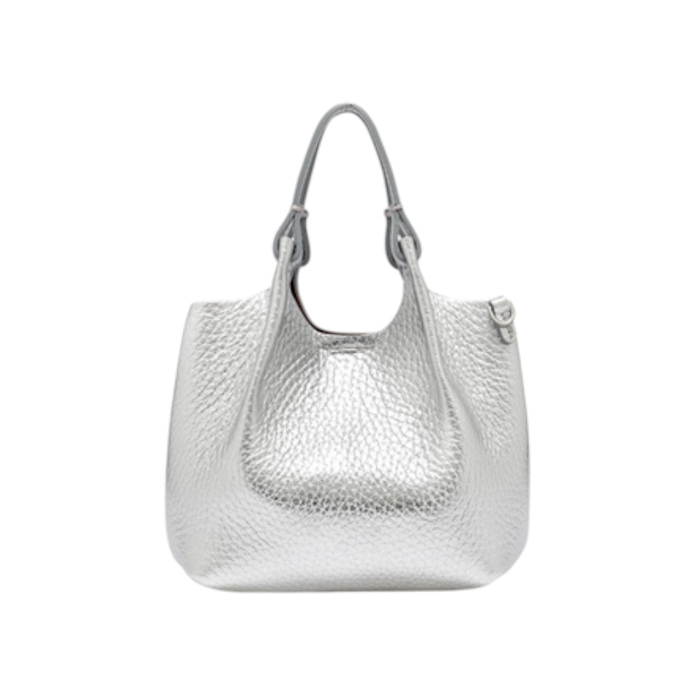 Bolso Gianni Chiarini Plateado - Sofisticación y Estilo Atemporal foto 3