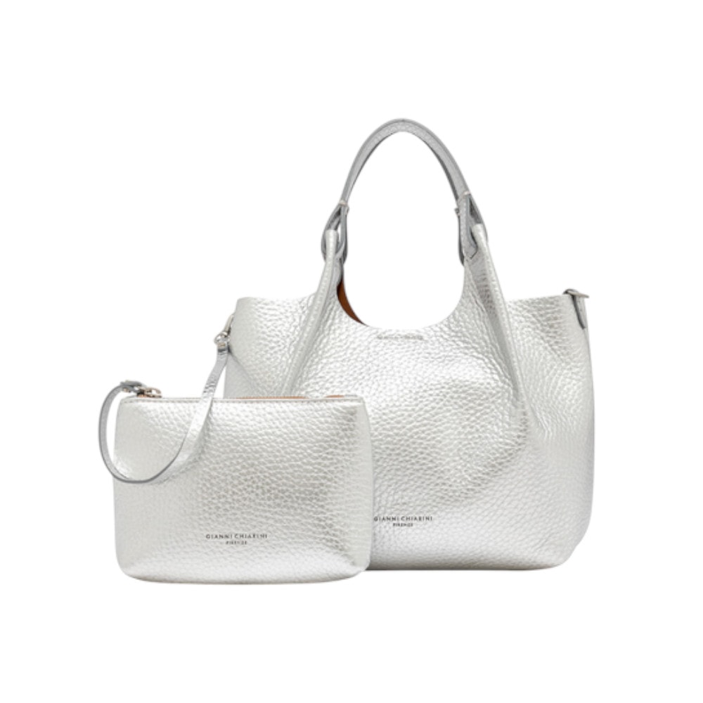Bolso Gianni Chiarini Plateado - El complemento ideal para destacar foto 4