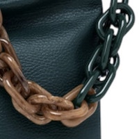 Bolso Gianni Chiarini negro con cadena bicolor – Elegancia y estilo foto 6