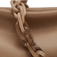 Bolso Gianni Chiarini en camel con cadena – Sofisticación y estilo versátil foto 6