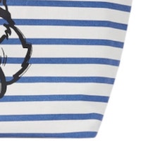 Bolso Shopper Karl Lagerfeld Rayado Azul y Blanco  foto 5