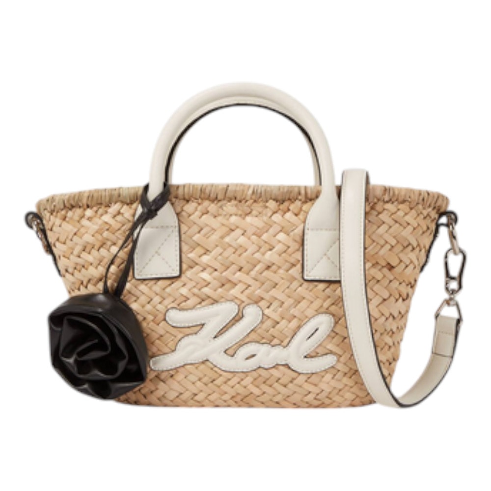 Bolso Capazo Pequeño Rafia Karl Lagerfeld A2W30137