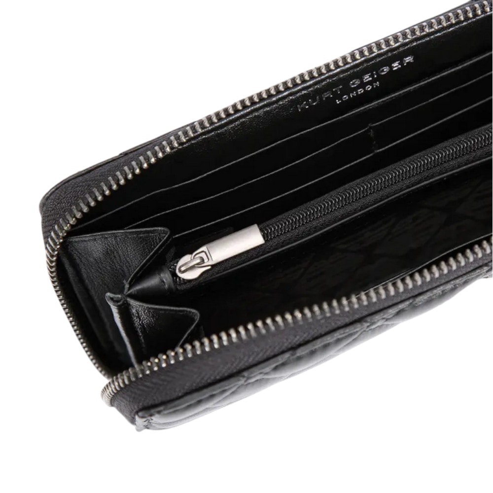  Cartera Kurt Geiger de Cuero Negro | Elegancia y Estilo | Gallery Carrile foto 3