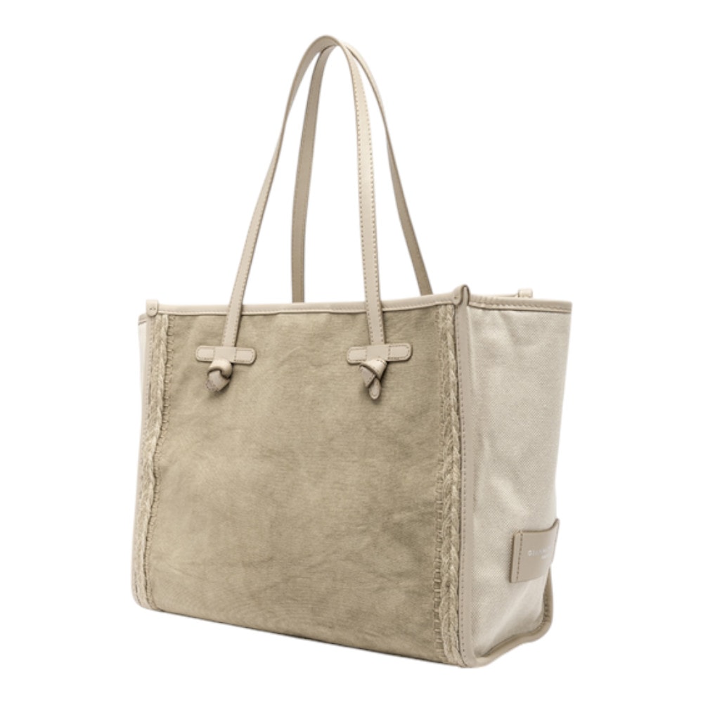 Bolso Shopper mujer Marcella beige – Estilo atemporal y funcional foto 3