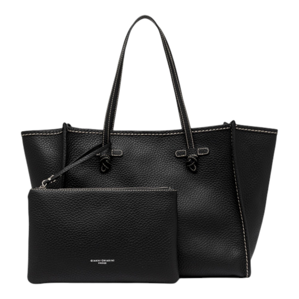 Bolso Shopper mujer Marcella negro piel – Elegancia urbana y versatilidad foto 3