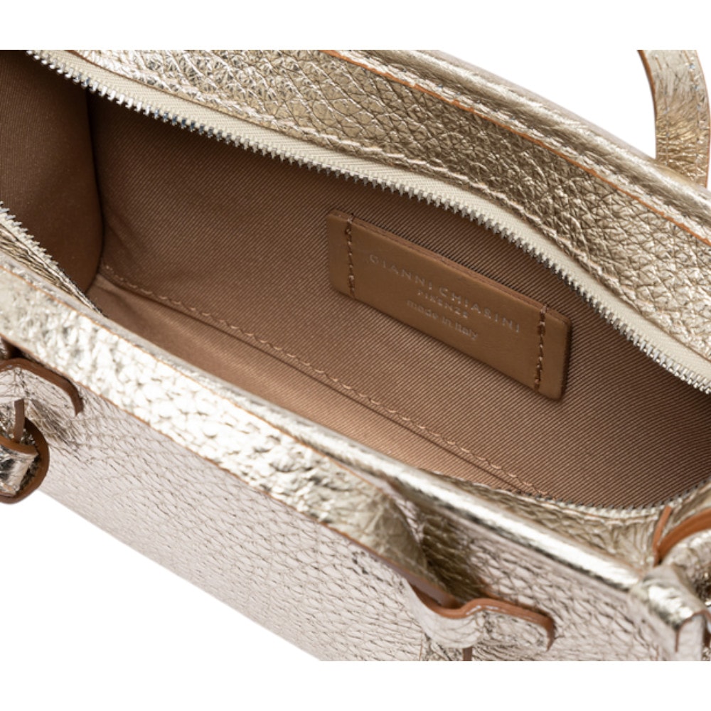 Bolso mujer Marcella mini dorado – Brillo y estilo en formato compacto foto 4