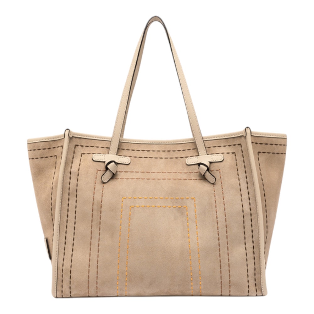 Bolso shopper mujer ante bordado Marcella BS 11720