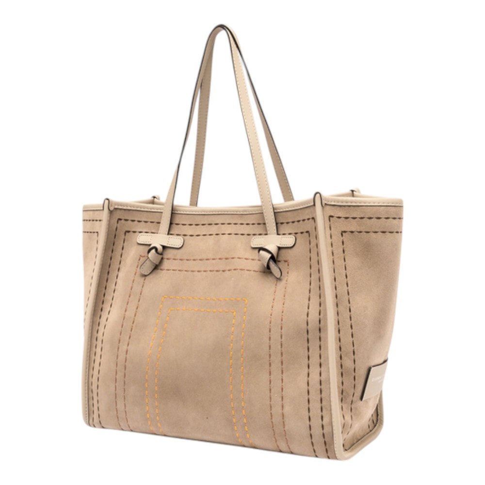 Bolso mujer Marcella shopper ante beige bordado – Elegancia bohemia y funcional foto 3