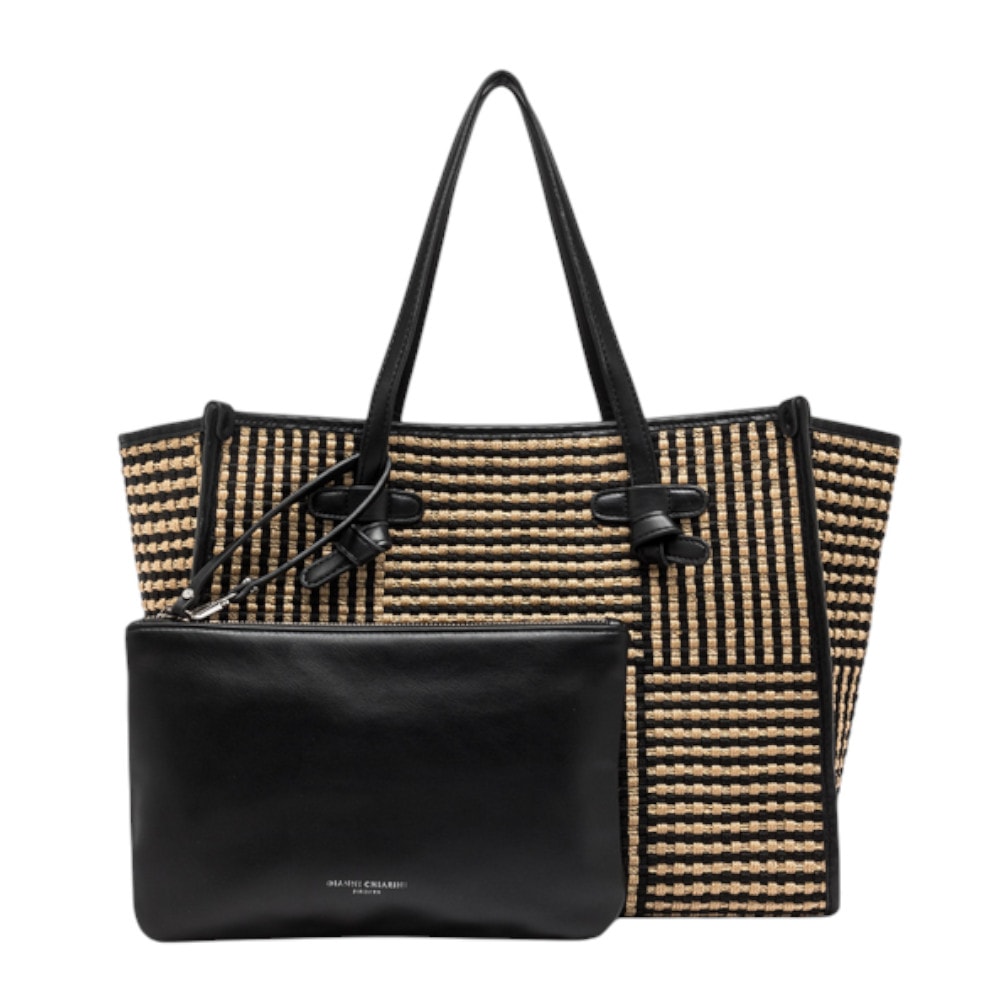 Bolso mujer Marcella rafia con pompón – Estilo natural con un toque chic foto 4