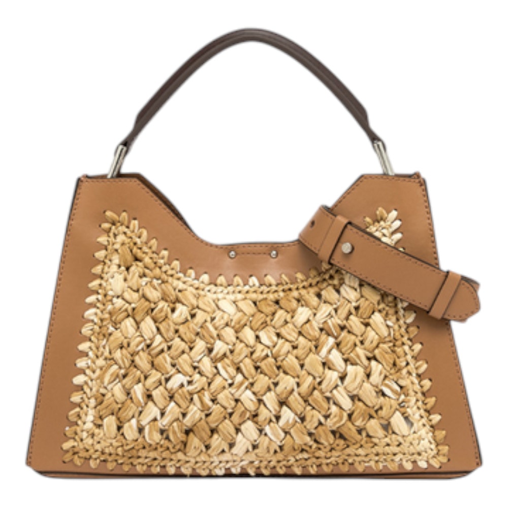 Bolso Piel Trenzada Natural Gianni Chiarini AURORA 11415