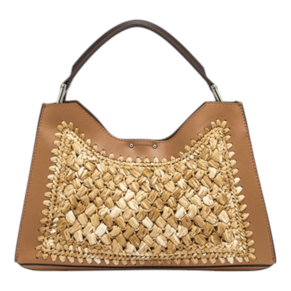 Bolso Gianni Chiarini de Paja y Piel Trenzada | Verano 2025 foto 3