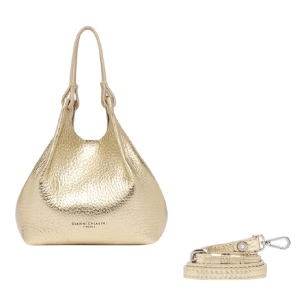 Bolso Asa Pequeño Gianni Chiarini Dua 9718 Dorado 