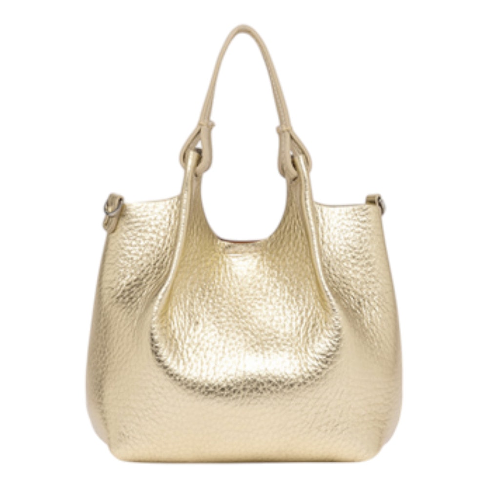 Bolso Gianni Chiarini dorado – Sofisticación y estilo en un diseño exclusivo foto 3
