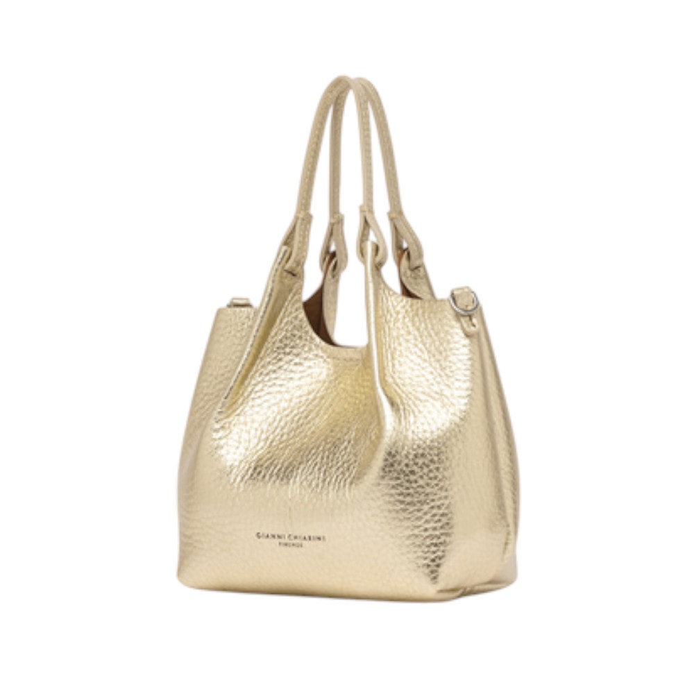 Bolso Gianni Chiarini dorado – Sofisticación y estilo en un diseño exclusivo foto 4