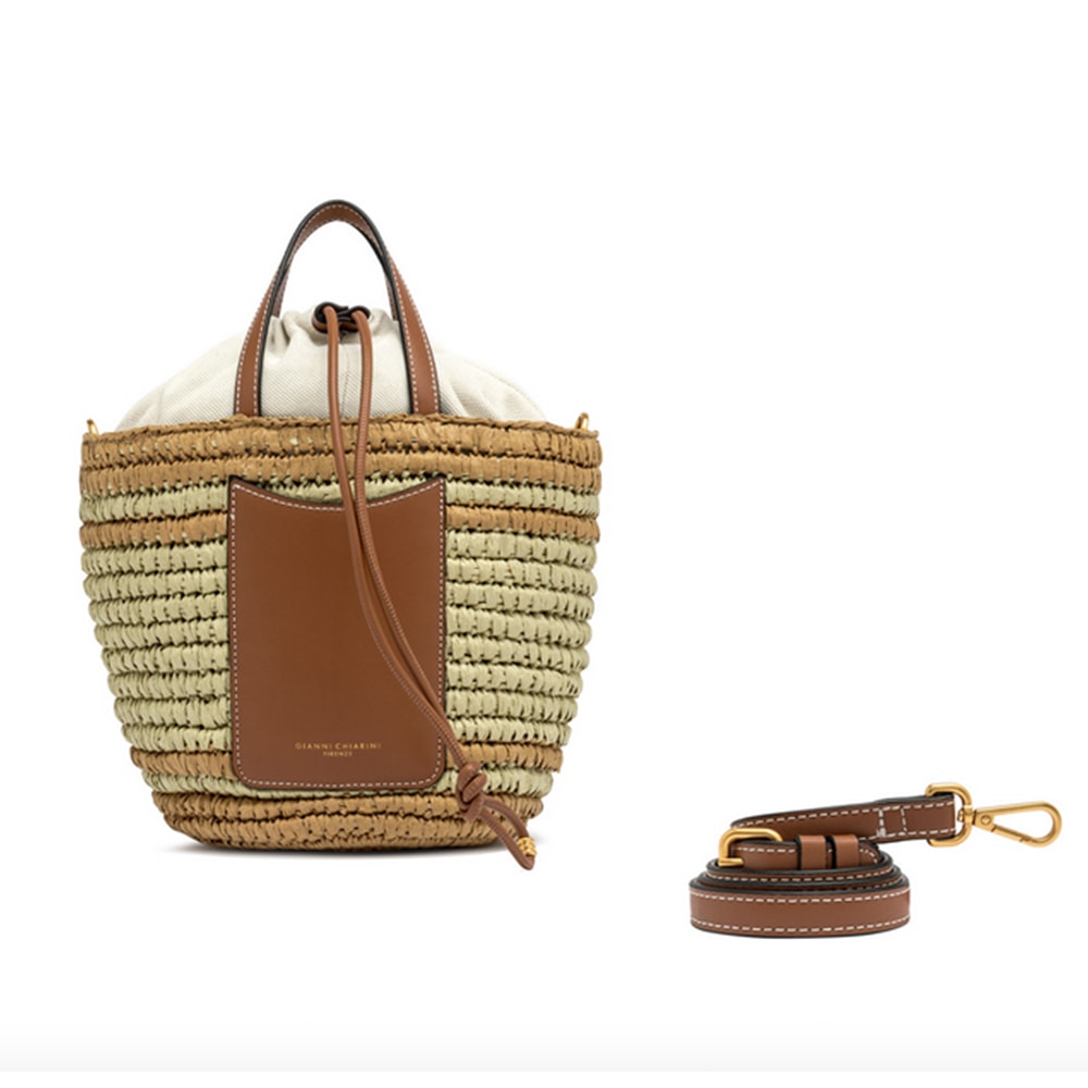 Bolso mujer rafia shopper Gianni Marra MAE 10732