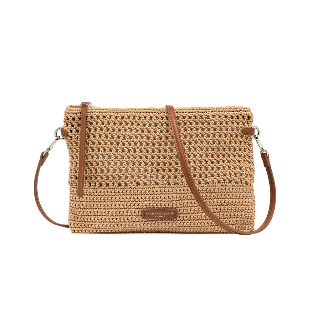 Bolso ganchillo color natural mujer Gianni Chiarini VICTORIA 11580