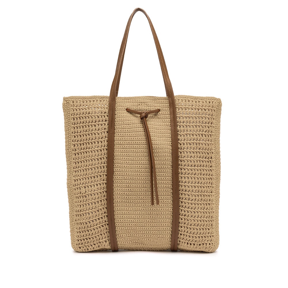 Bolso ganchillo mujer Gianni Marra shopper natural – Estilo y comodidad foto 2