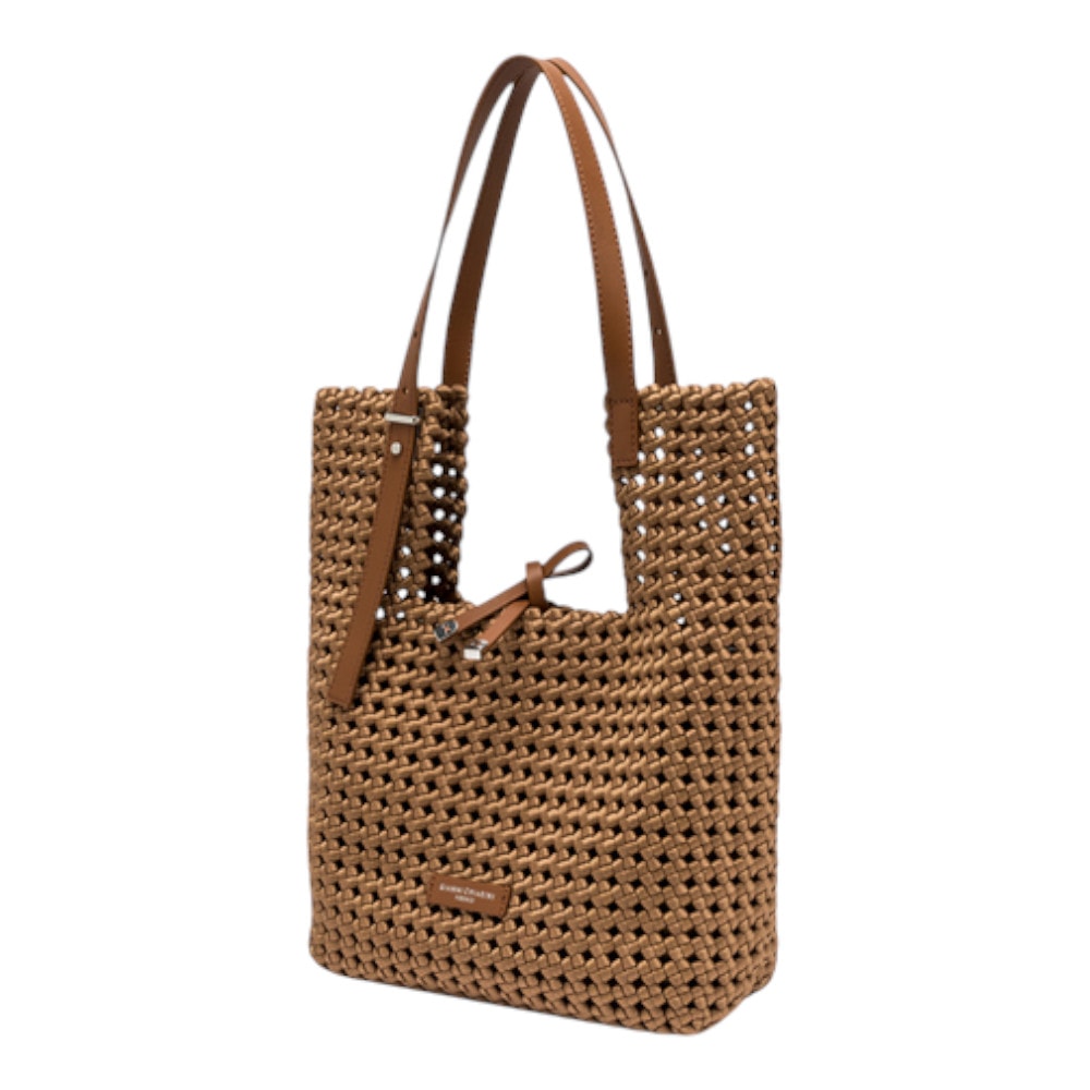 Bolso Mujer Gianni Chiarini en mimbre natural y piel – Elegancia y comodidad foto 3