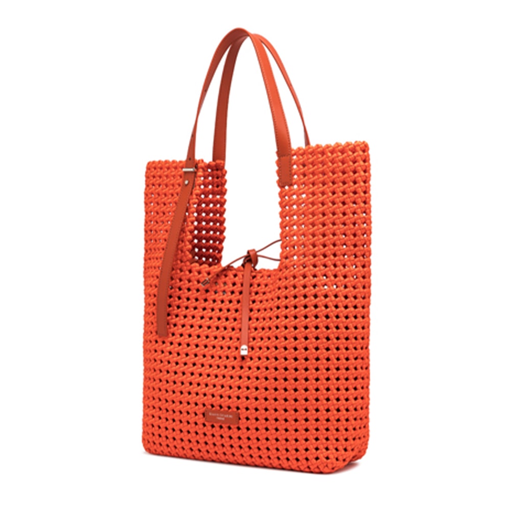 Bolso mujer Gianni Marra trenzado naranja | Gallery Carrile foto 3