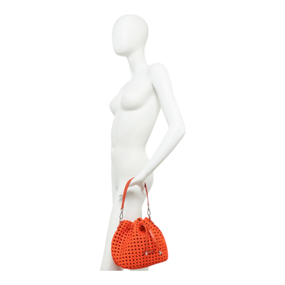 Bolso Mujer Gianni Chiarini naranja con diseño de saco - Gallery Carrilé foto 3