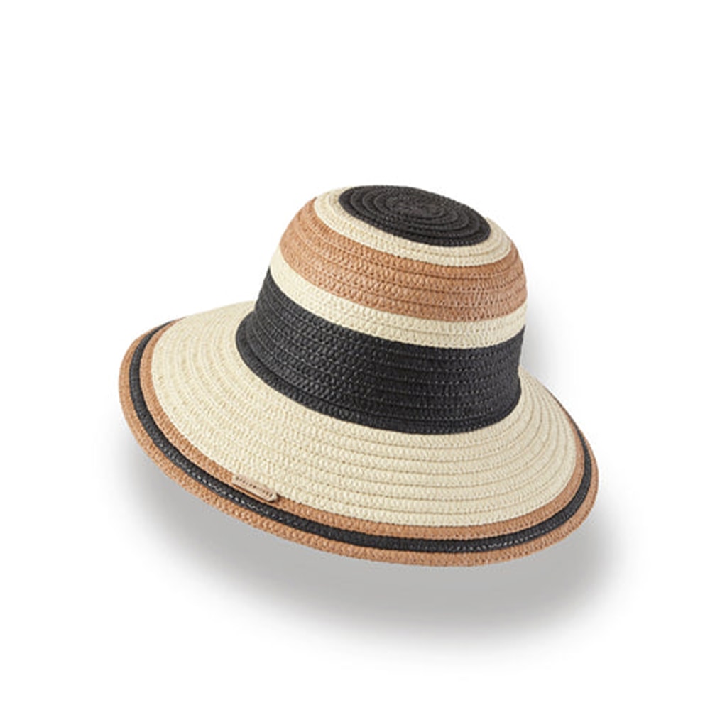 Sombrero Ala Ancha Tricolor Palomitas Aria Pamela