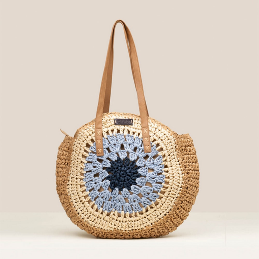 Bolso crochet rafia Gaimo Grabalos