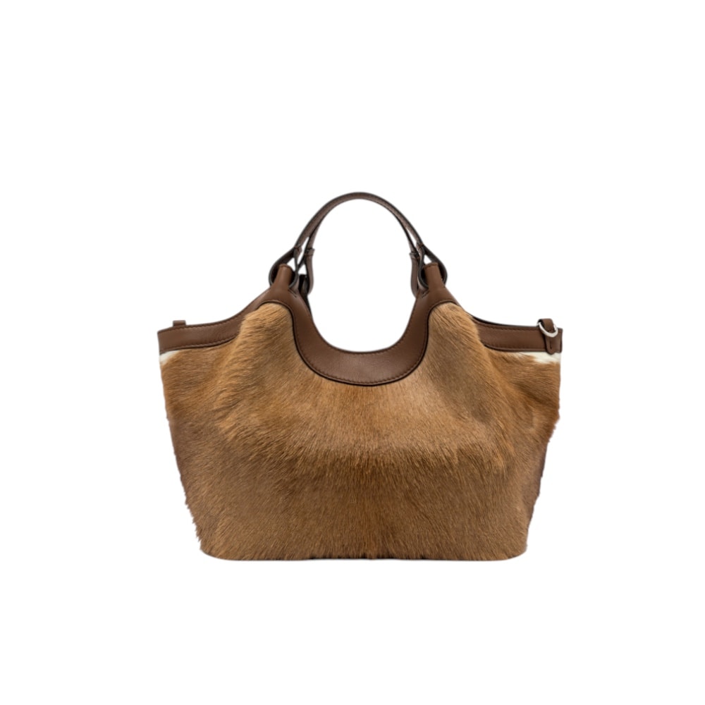 Bolso hombro piel pony | Gianni Chiarini marrón mujer foto 3