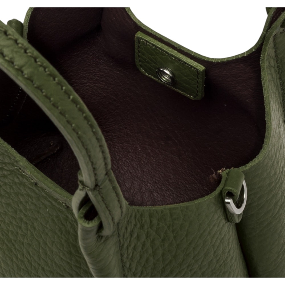 Bolso piel kaki asa doble – Gianni Chiarini foto 4