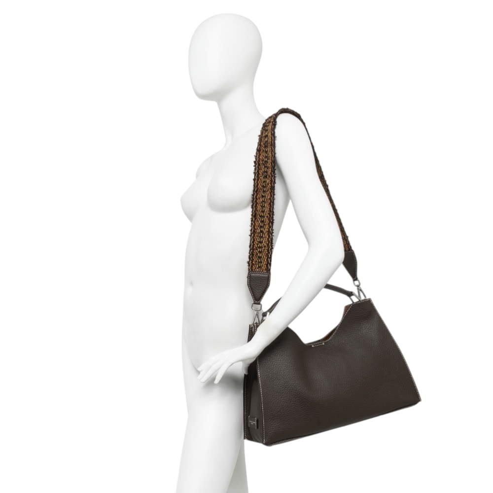 Bolso piel marrón asa – Gianni Chiarini foto 2