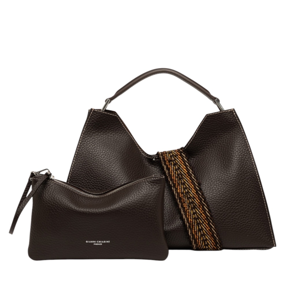 Bolso piel marrón asa – Gianni Chiarini foto 3