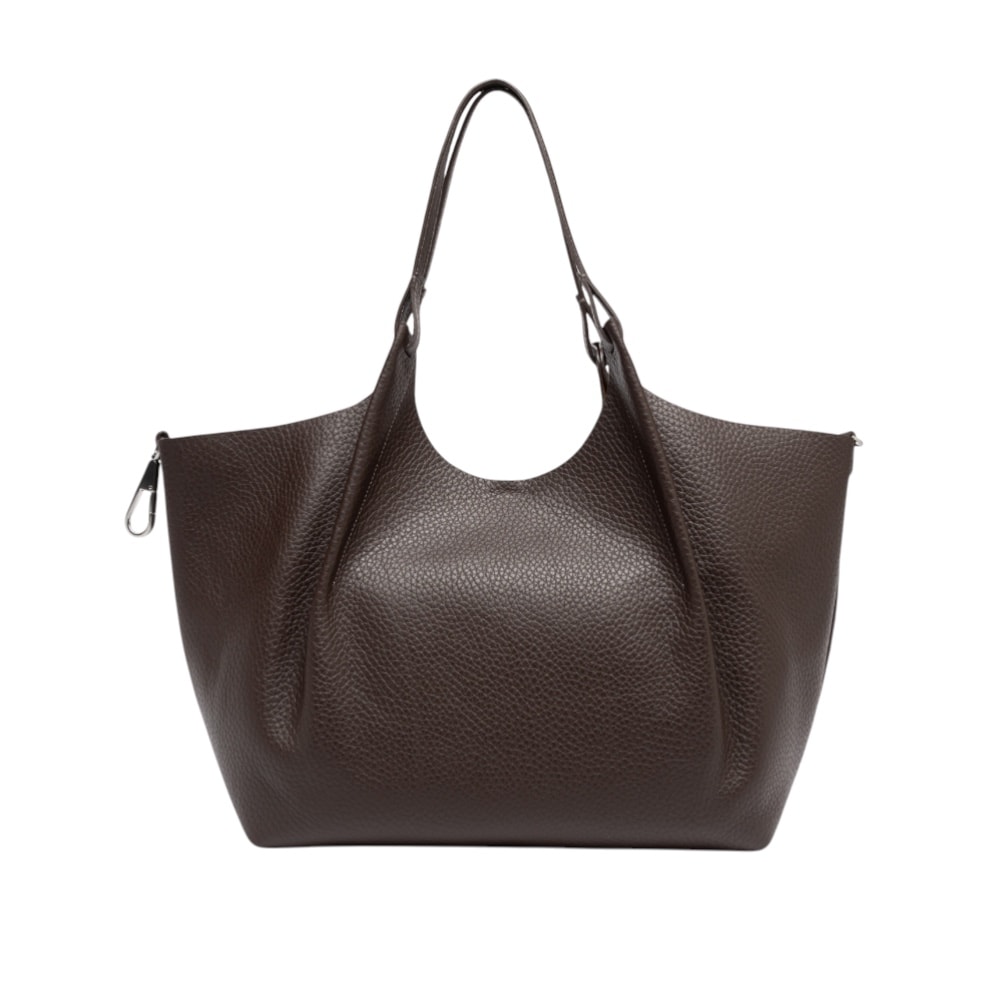 Bolso piel marrón oscuro asa – Gianni Chiarini foto 3