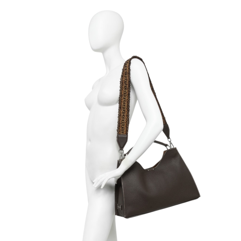 Bolso piel marrón detalle asa – Gianni Chiarini foto 2