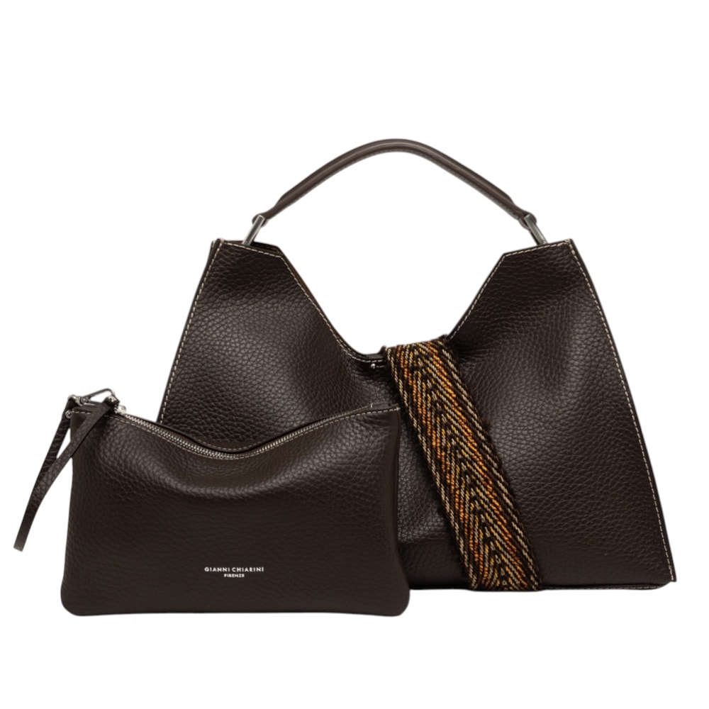 Bolso piel marrón detalle asa – Gianni Chiarini foto 3