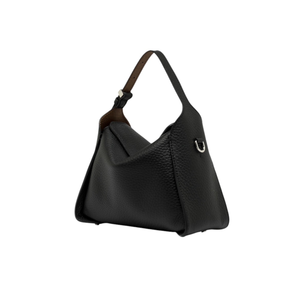 Bolso negro piel pequeño asa Gianni Chiarini | Carrilé foto 2