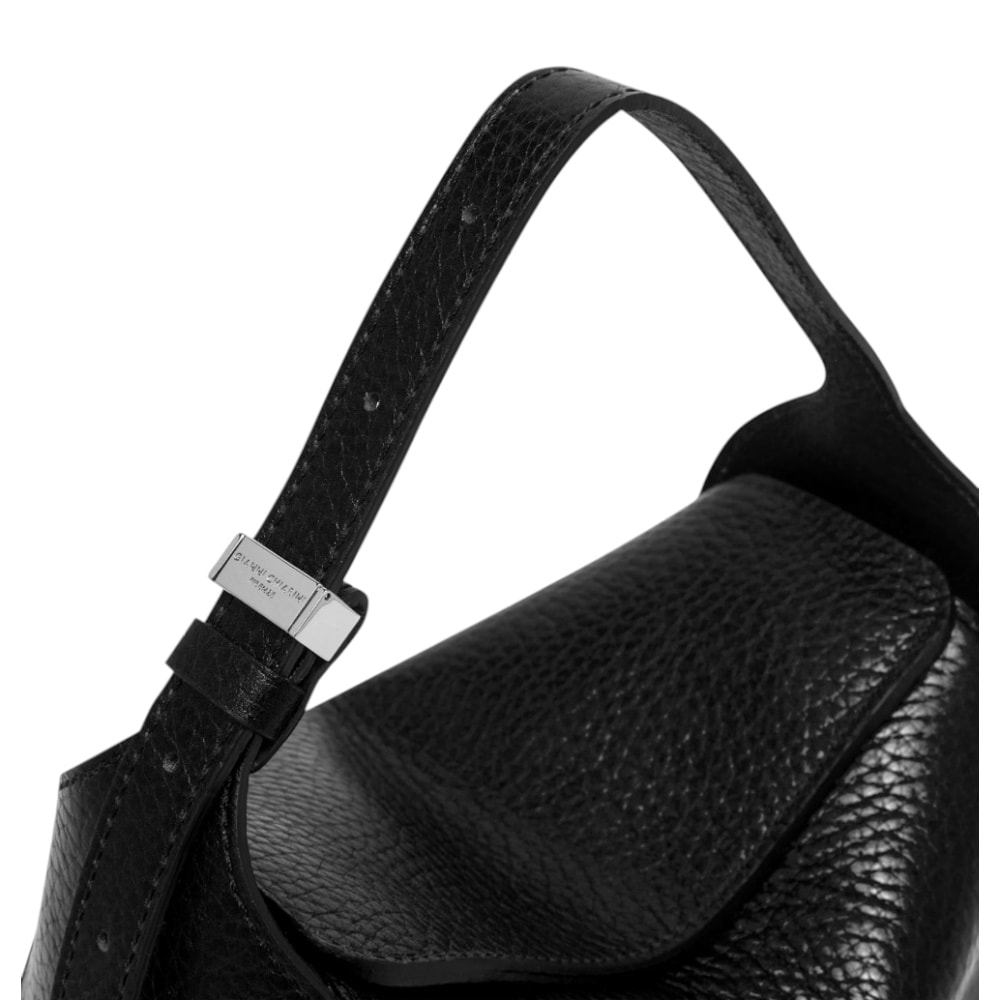 Bolso negro piel pequeño asa Gianni Chiarini | Carrilé foto 3