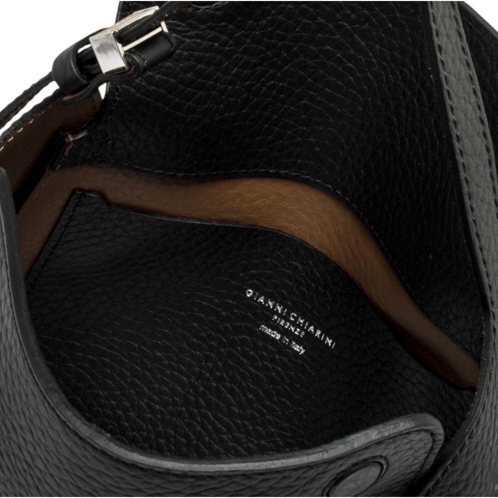 Bolso negro piel pequeño asa Gianni Chiarini | Carrilé foto 4